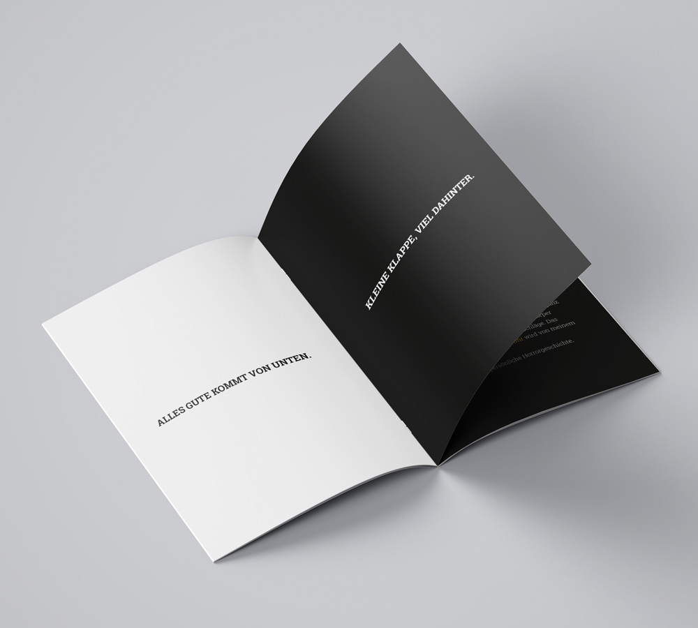 Textdesign Semester-Booklet